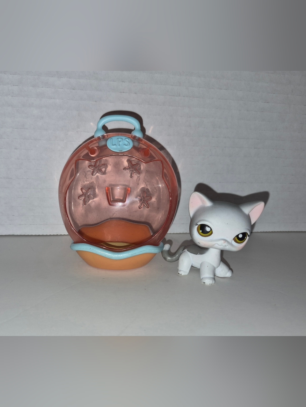 Littlest Pet Shop LPS Shorthair Cat #138 Squeaky Clean Pets